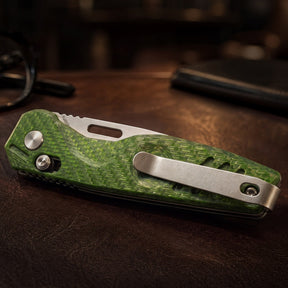 Extrema Ratio BFK ZERO coltello chiudibile tattico ed EDC con lama tanto, foro per apertura rapida, blocco di sicurezza e impugnatura ergonomica