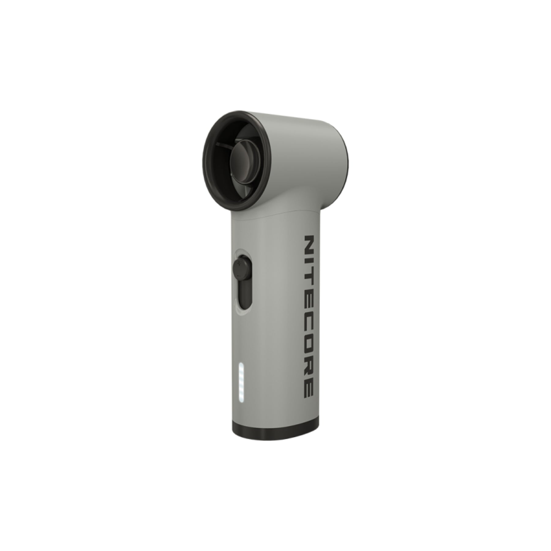 Nitecore NEF01 LITE ventilatore portatile ultralight con design compatto, interruttore integrato e indicatori LED di carica per equipaggiamento outdoor e trekking