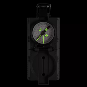 Helikon-Tex Ranger MK2 Compass ABS: Bussola lensatica (prismatica) in plastica durevole, riempita con liquido. Dotata di quadrante fosforescente per la visione notturna e scale mappa 1:25000 e 1:50000 per un posizionamento preciso. Strumento essenziale per bushcraft e navigazione outdoor.