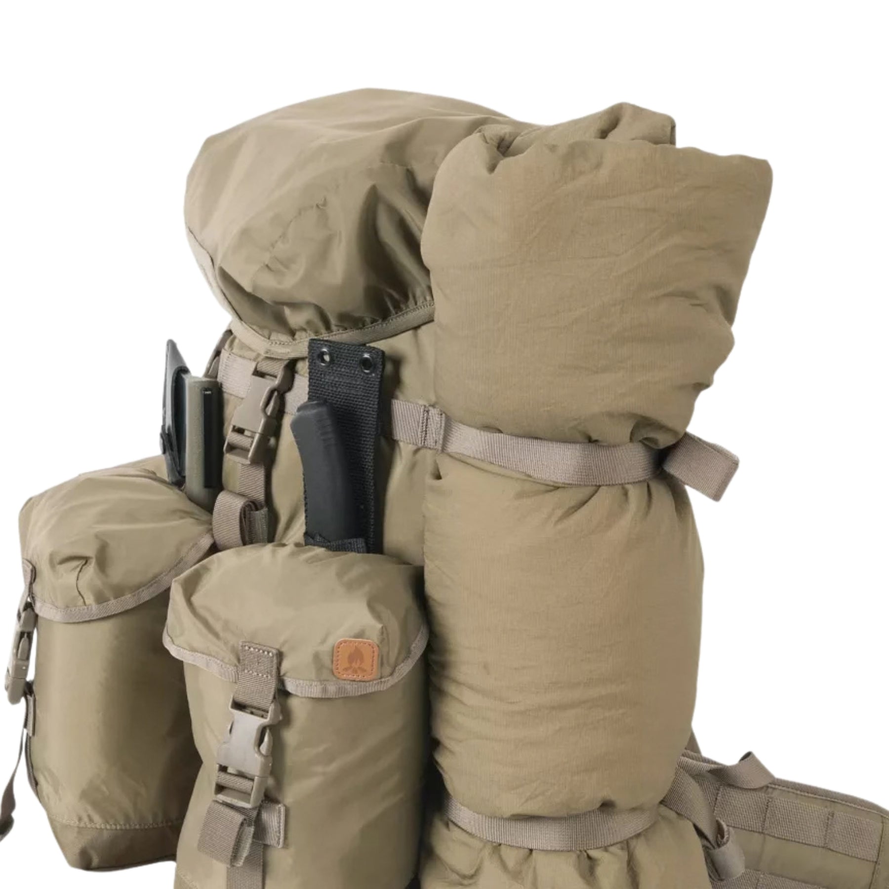 Helikon-Tex Matilda Backpack zaino bushcraft modulare da 50 litri in Cordura e nylon con tre tasche esterne frontali fettucce MOLLE PALS schienale traspirante e cintura ventrale imbottita per trekking sopravvivenza ed escursioni all'aperto