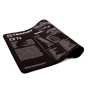 TEKMAT | CZ 75 ULTRA PREMIUM GUN CLEANING MAT - Tappetino per manutenzione armi - BackPacco - BP-TEKMAT-R20-CZ75