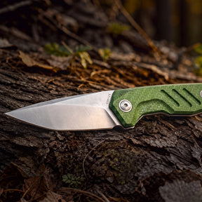 Extrema Ratio BFK NANO coltello a lama fissa neck knife compatto con lama drop point in acciaio, guancette ergonomiche sagomate e foro passante per cordino da porto al collo o EDC tattico