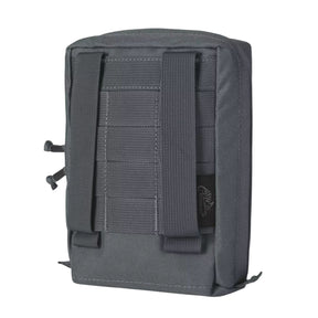 Helikon-Tex Urban Admin Pouch. Tasca organizer tattica in Cordura con pannello velcro frontale e tasca esterna espandibile. Interno a portafoglio con elastici e scomparti per fissaggio torce, multitool e blocchi appunti. Soluzione EDC modulare per organizzazione attrezzatura urbana.