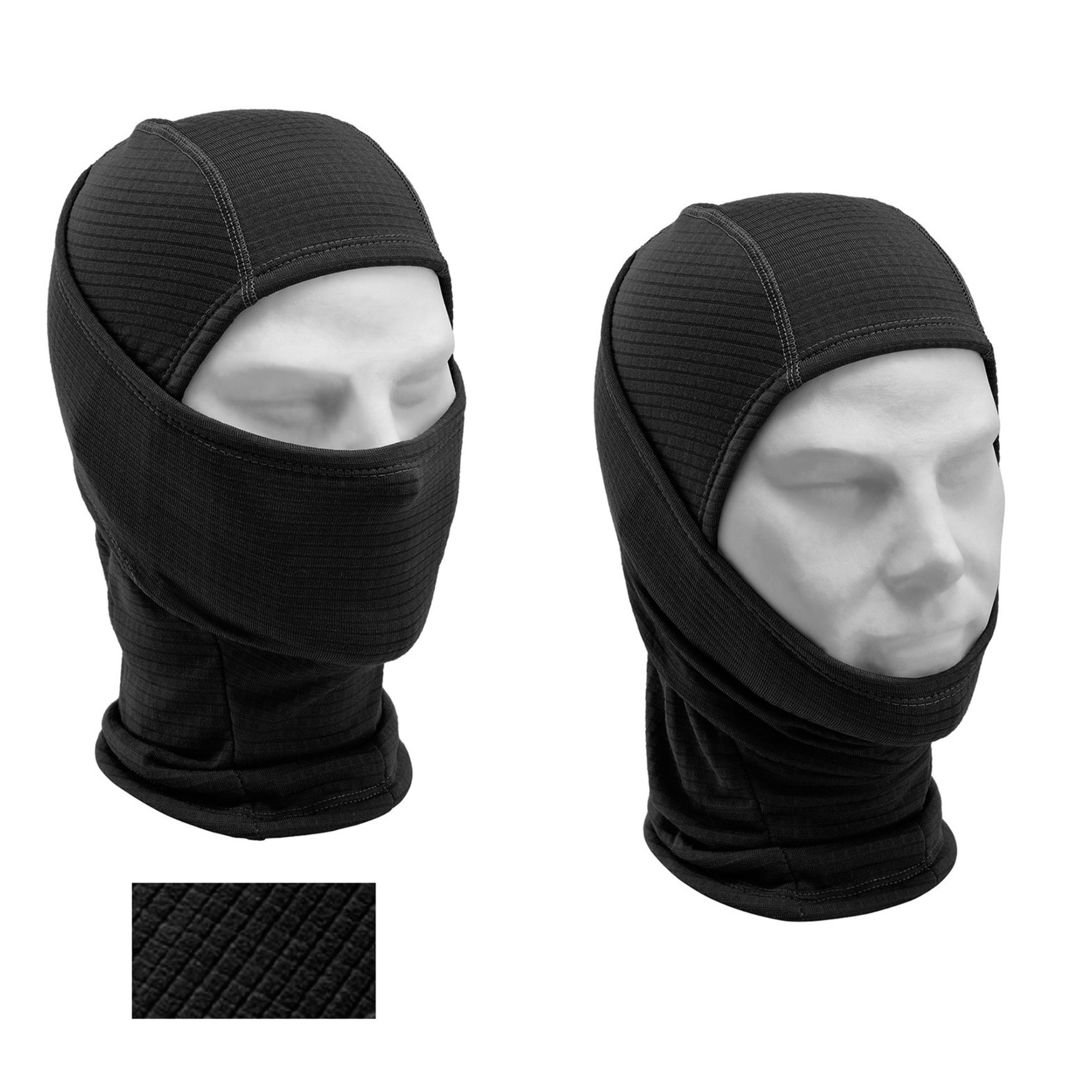 Balaclava o collare termico multifunzione Defcon 5, realizzata in tessuto traspirantee antivento con trama ripstop/waffle, per protezione dal freddo in attività tattiche, militari e outdoor