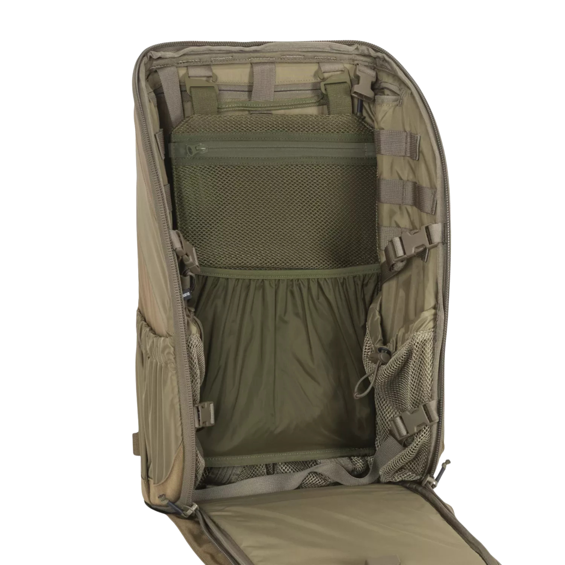 Pannello organizzativo per zaini Helikon-Tex Insert Backpack Panel di tipo MOLLE e Admin, con ganci a J per il fissaggio, tasca con cerniera in rete e s pannello molle e velcro, accessorio modulare per organizzare l'interno degli zaini