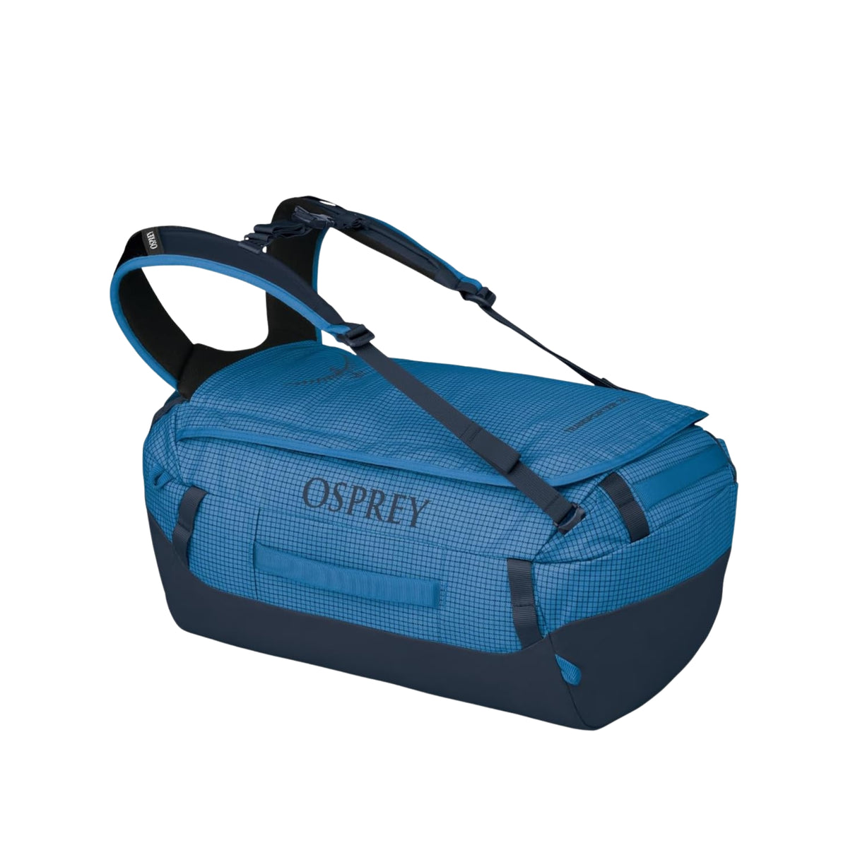 Osprey Transporter Duffel 30 borsone da 30 litri con spallacci per trasporto a zaino tessuto tecnico maniglie di trasporto rinforzate e ampia apertura superiore per viaggi e outdoor