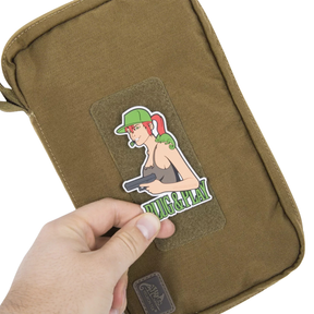 Helikon-Tex Mini Service Pocket in Cordura, utility pouch orizzontale, tasca tattica per manutenzione armi, con pannello in velcro e doppia cerniera, su backpacco.it