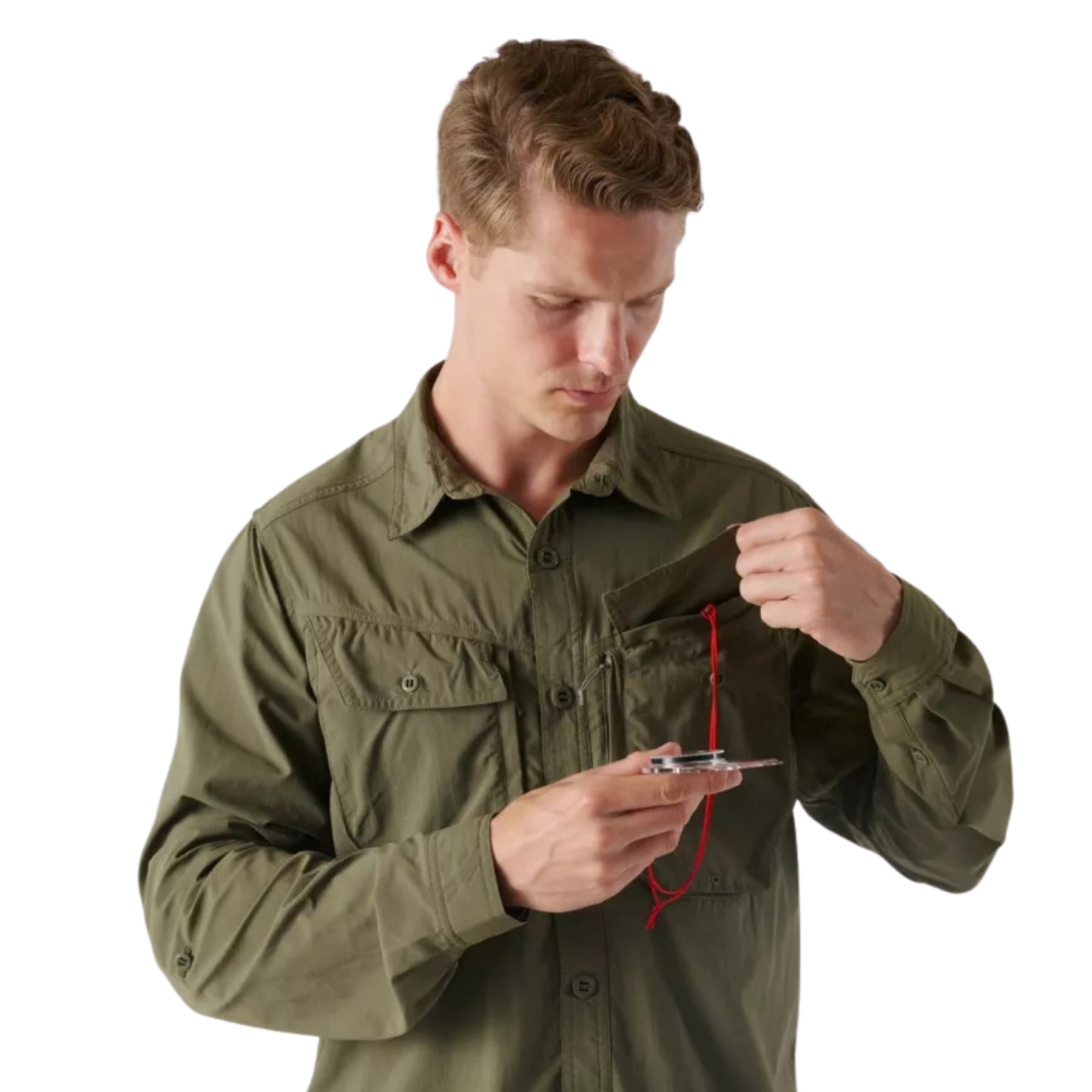 HELIKON-TEX | CANOPY JUNGLE SHIRT - Camicia tecnica UPF50 - BackPacco - BP-HELIKON-KO-CJS-NL-02-B02