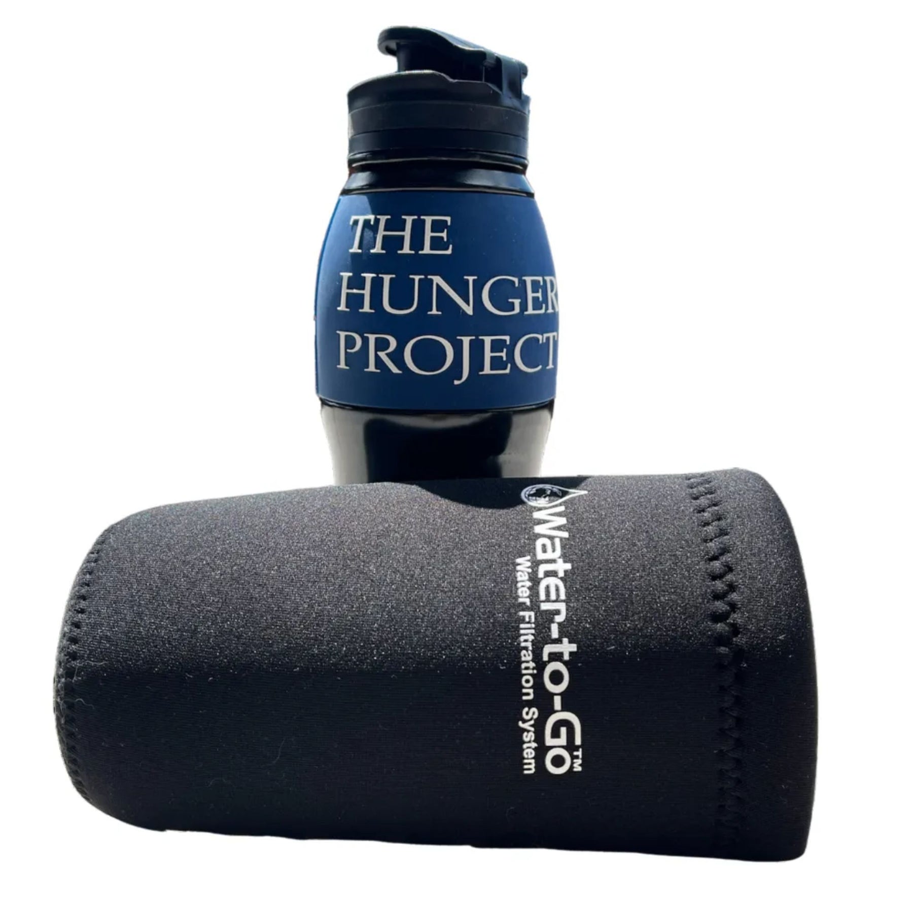 Water-to-Go Insulating Bottle Carrier Pouch termica protettiva con logo Water-to-Go Water Filtration System