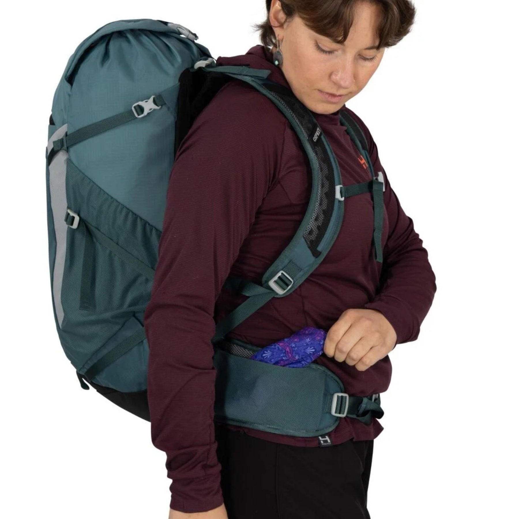 Osprey Sportlite 30 zaino da escursionismo e trekking da 30 L con caricamento dall'alto, tasca frontale elasticizzata, spallacci anatomici traspiranti e cintura lombare imbottita con tasca con zip. Collezione 2026.