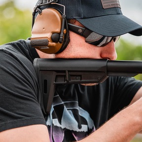 Calcio per carabina Magpul MOE TR Carbine Stock Mil-Spec per AR15/M4, leggero, regolabile e compatto in polimero