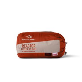Sea to Summit Reactor Fleeceweight sacco lenzuolo in pile termico con cappuccio sagomato e chiusura a coulisse per campeggio ed escursionismo