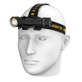 Armytek Wizard C2 Pro Max torcia frontale e palmare angolare multiuso con clip da tasca