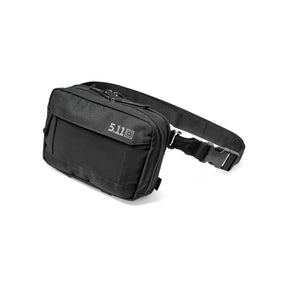 5.11 MVR 3-in-1 3L Pouch Tasca tattica modulare da 3 litri convertibile in marsupio, borsa a tracolla o scomparto admin. Realizzata in poliestere 900D resistente alle intemperie con apertura a 90 gradi, pannello interno organizzato e fibbie Mojave Hexa Slim per un rapido fissaggio al sistema MVR.