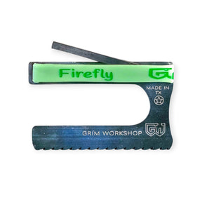 Grim Workshop Firefly Saw Card mini seghetto di emergenza con lama dentata e acciarino integrato in formato carta di credito per kit di sopravvivenza