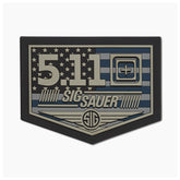 PATCH VELCRO 5.11 PVC - SIG SAUER x 5.11 LOGO