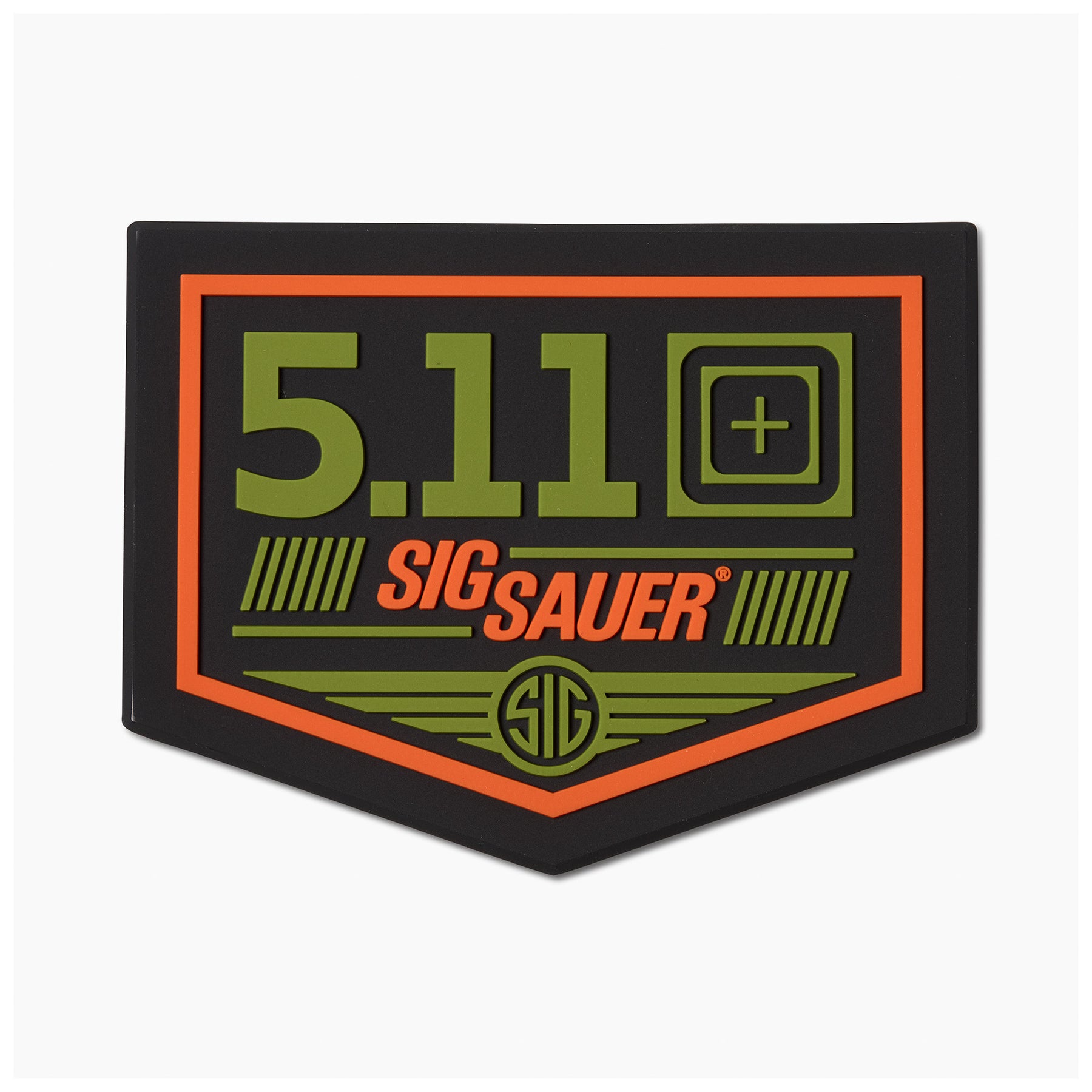 PATCH VELCRO 5.11 PVC - SIG SAUER x 5.11 LOGO