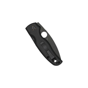 Spyderco Shaman G-10 coltello chiudibile EDC  con foro Round Hole impugnatura ergonomica sagomata con guancette in G-10 e blocco Compression Lock per outdoor e lavoro quotidiano su sfondo bianco