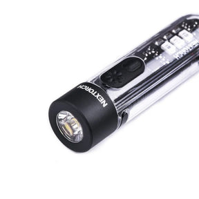 NEXTORCH K40 Torcia portachiavi ricaricabile USB-C da 300 lumen max Ideale come accessorio EDC per l'uso quotidiano.