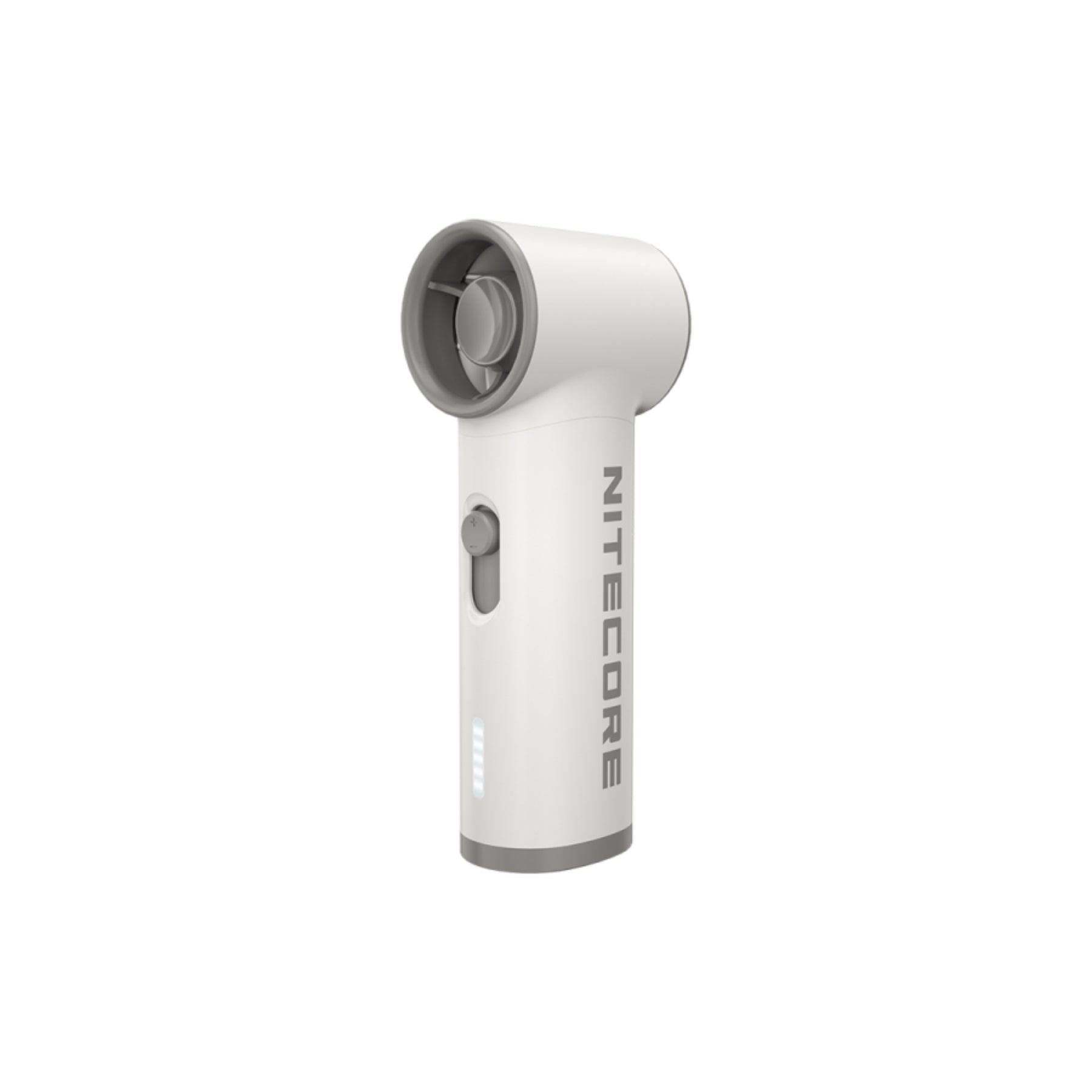 Nitecore NEF01 LITE ventilatore portatile ultralight con design compatto, interruttore integrato e indicatori LED di carica per equipaggiamento outdoor e trekking