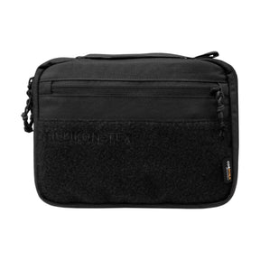 Helikon-Tex A5 Notebook Cover pouch EDC in Cordura con ampio pannello frontale in velcro e logo del brand, chiusura a cerniera superiore e tiretti in paracord. Organizer tattico portadocumenti e per accessori.