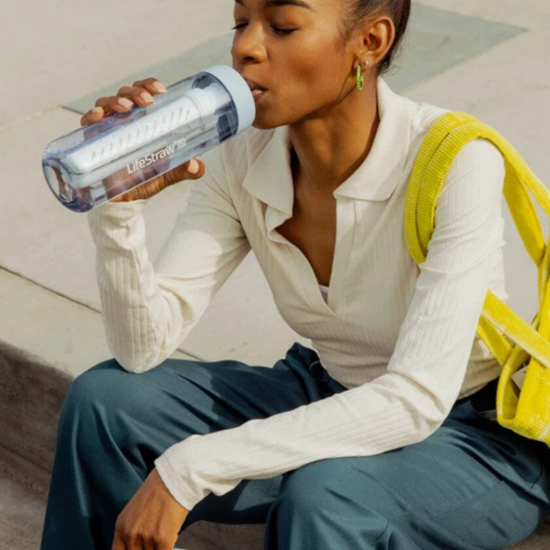 LIFESTRAW | GO SERIES - Borraccia filtrante - BackPacco - BP-LIFESTRAW-LGV41BLWW