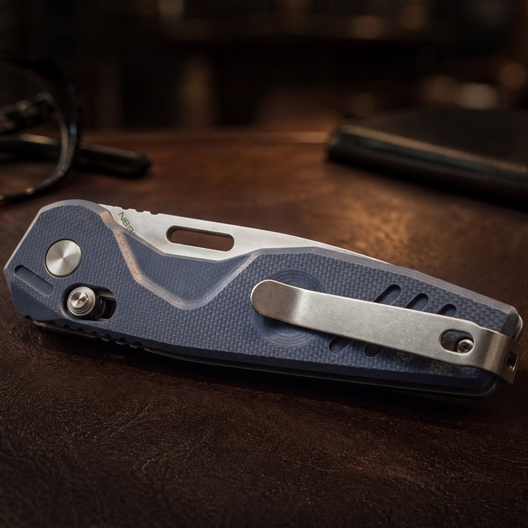 Extrema Ratio BFK ZERO coltello chiudibile tattico ed EDC con lama tanto, foro per apertura rapida, blocco di sicurezza e impugnatura ergonomica