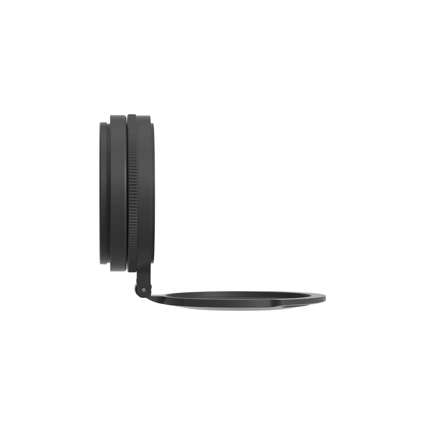 Vector Optics Continental 50mm Metal Flip-Up Cap Tappo coprilente in metallo con anello di apertura da 35mm progettato per ottiche V.O. Continental 3-18x50FFP con chiusura a scatto e design a basso profilo per massima protezione delle lenti in ogni condizione operativa