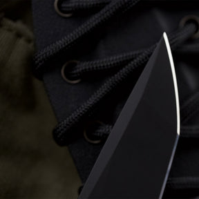 Extrema Ratio BFK Pixel coltello a lama fissa compatto con profilo tanto modificato,  impugnatura ergonomica scanalata e passante per cordino ideale per everyday carry tattico