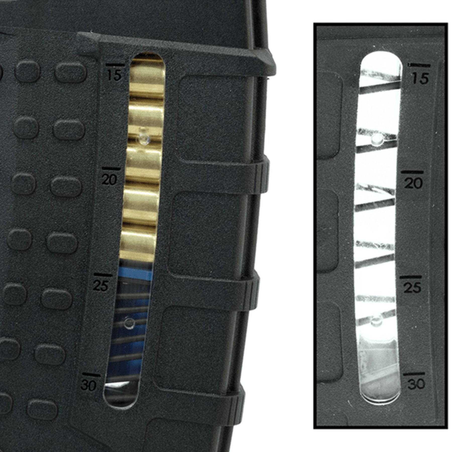 UTG | AR15 WINDOWED POLYMER MAGAZINE - 330 RND, .223 / 5.56 MM - Caricatore AR15, 30 colpi, .223 / 5.56 mm