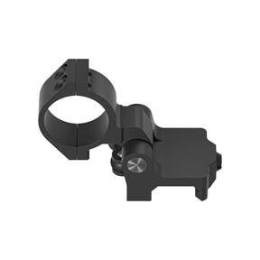 Vector Optics 30 mm Flip to Side Quick Release Picatinny Mount Ring anello di montaggio tattico da 30 mm per magnifier e ottiche, dotato di sistema a sgancio rapido e meccanismo di ribaltamento laterale per slitte Picatinny. 