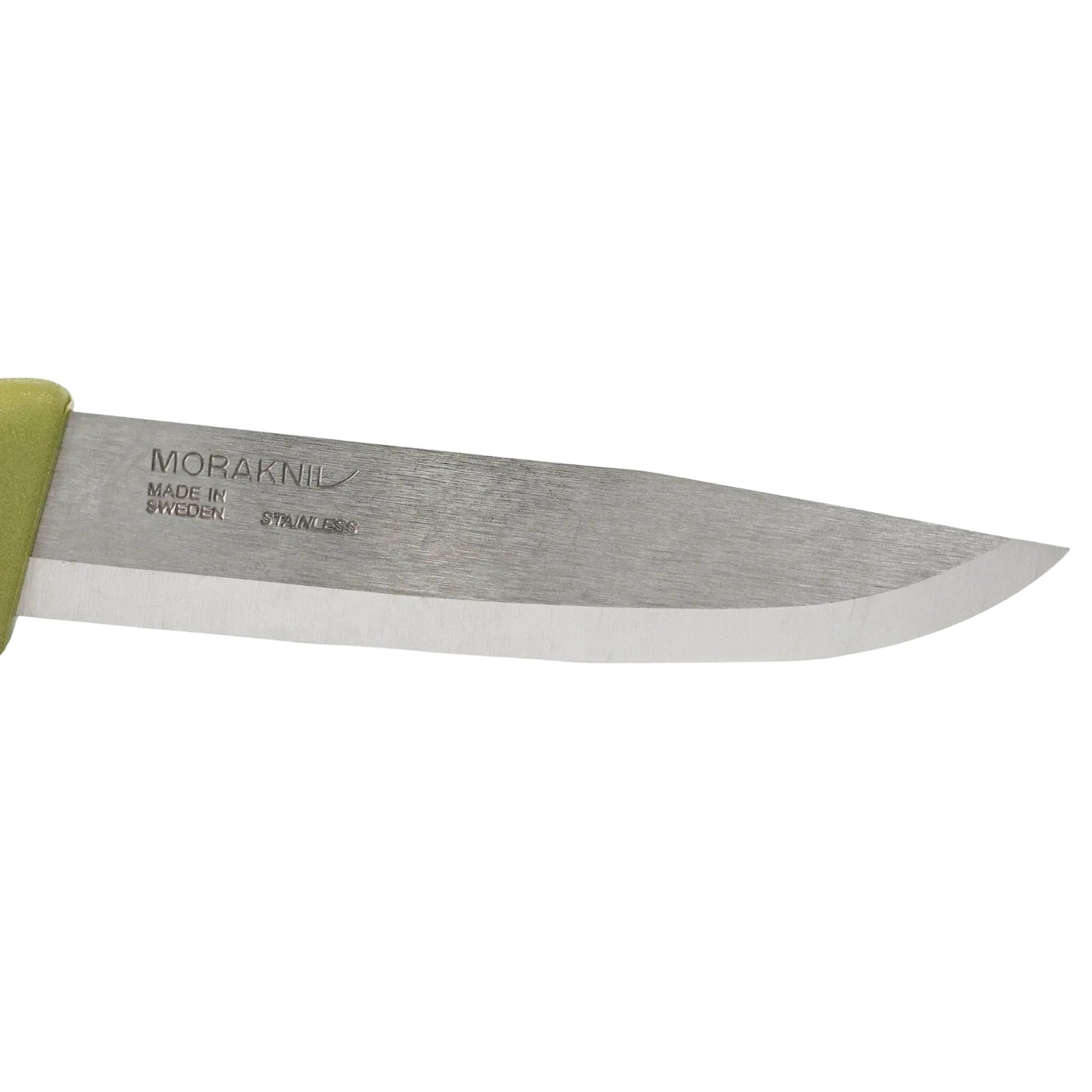 Morakniv Companion Spark coltello a lama fissa in acciaio inossidabile con acciarino integrato nell'impugnatura ergonomica antiscivolo e cordino riflettente per outdoor e bushcraft