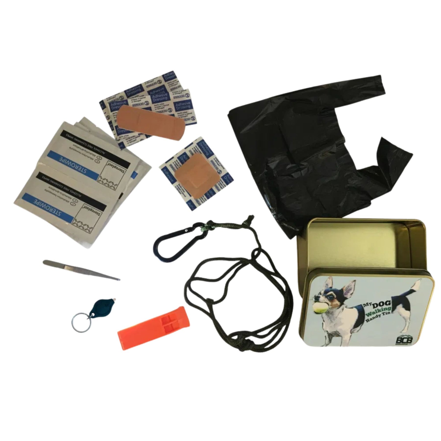 BCB | MY DOG WALKING HANDY TIN - Kit d'emergenza per passeggiate con il cane - BackPacco - BP-BCB-ADV053