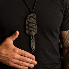 Extrema Ratio BFK Micro coltello a lama fissa compatto con profilo tanto modificato, impugnatura ergonomica sagomata e foro passante per cordino ideale per everyday carry tattico