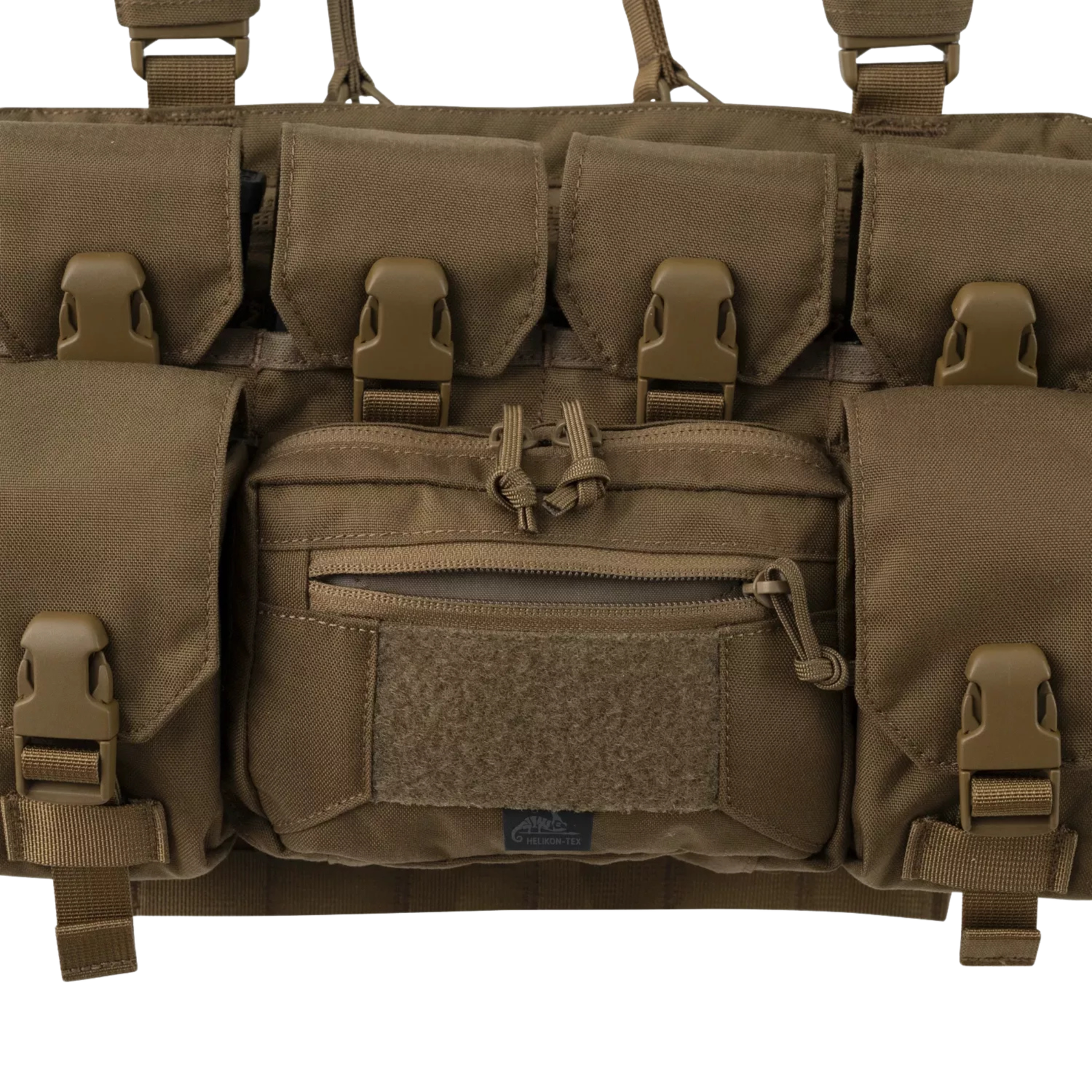 Chest rig tattico Helikon-Tex Guardian Recce, leggero e modulare con configurazione per ricognizione, dotato di tasche integrate e compatibilità con sistema MOLLE/PALS