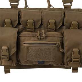 Chest rig tattico Helikon-Tex Guardian Recce, leggero e modulare con configurazione per ricognizione, dotato di tasche integrate e compatibilità con sistema MOLLE/PALS