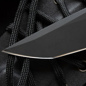 Extrema Ratio BFK Pixel coltello a lama fissa compatto con profilo tanto modificato,  impugnatura ergonomica scanalata e passante per cordino ideale per everyday carry tattico