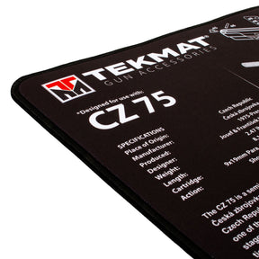 TEKMAT | CZ 75 ULTRA PREMIUM GUN CLEANING MAT - Tappetino per manutenzione armi - BackPacco - BP-TEKMAT-R20-CZ75