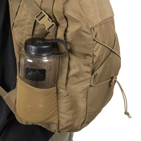Helikon-Tex EDC Lite Backpack zaino leggero da 21 litri in nylon con cordino elastico frontale pannello a strappo tasche laterali in rete e spallacci anatomici ideale per uso quotidiano escursioni e outdoor
