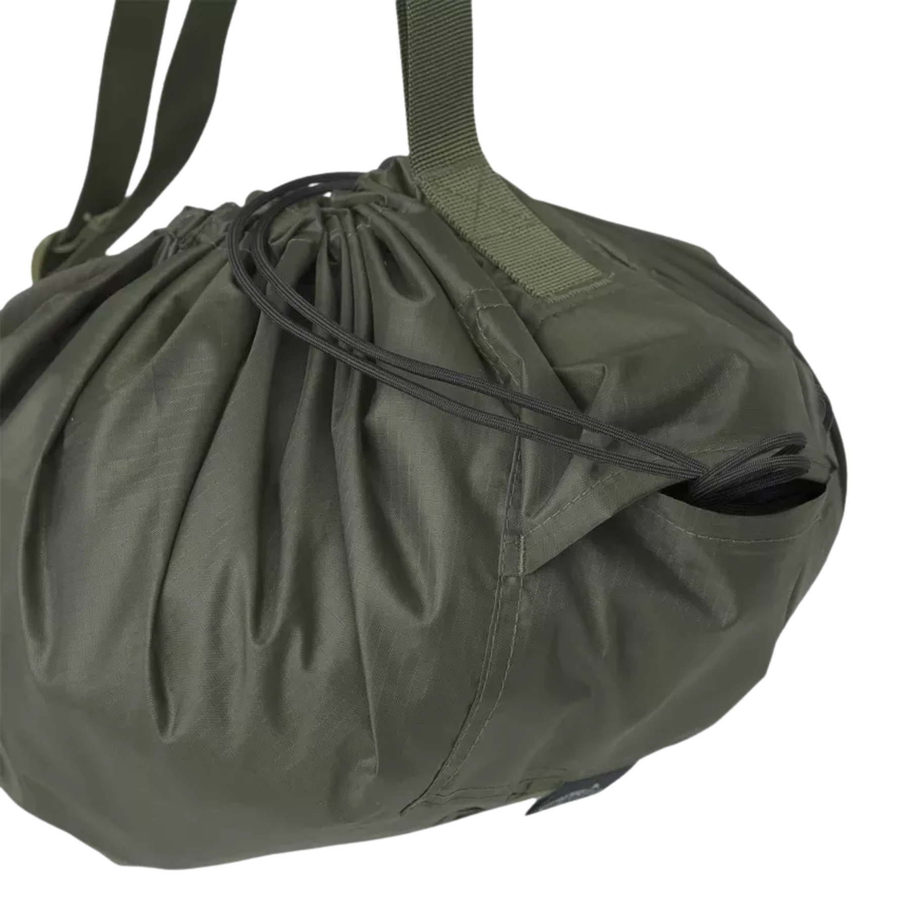 Helikon-Tex Exfil Bag Borsa d'emergenza 5.8L in poliestere con chiusura a coulisse e tracolla regolabile. Design compattabile con tasca interna, ideale per trasporto rapido di equipaggiamento EDC, bushcraft e organizzazione kit di sopravvivenza.