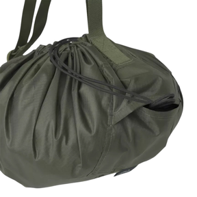 Helikon-Tex Exfil Bag Borsa d'emergenza 5.8L in poliestere con chiusura a coulisse e tracolla regolabile. Design compattabile con tasca interna, ideale per trasporto rapido di equipaggiamento EDC, bushcraft e organizzazione kit di sopravvivenza.
