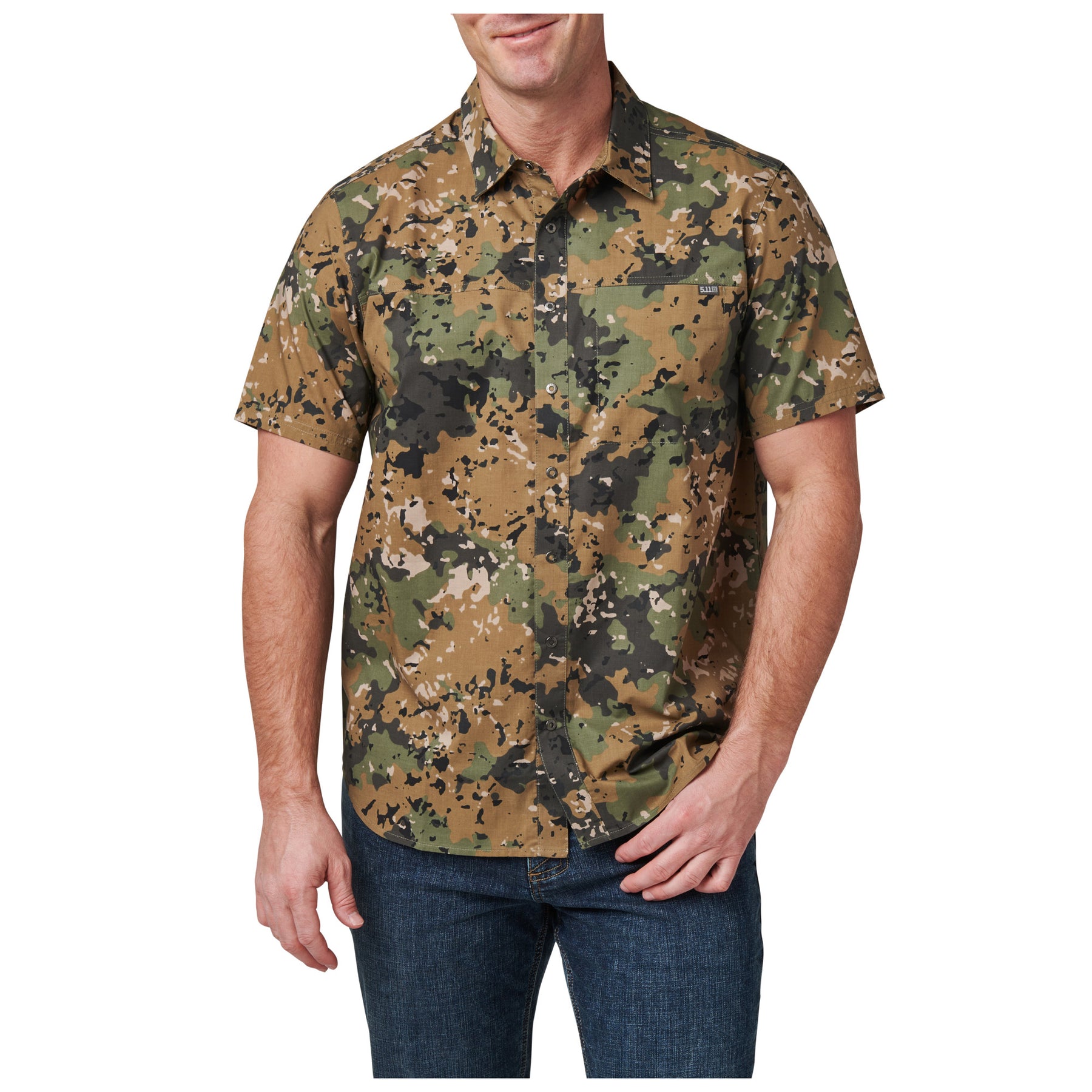 5.11 | WYATT CAMO SHORT SLEEVE SHIRT - Camicia mimetica