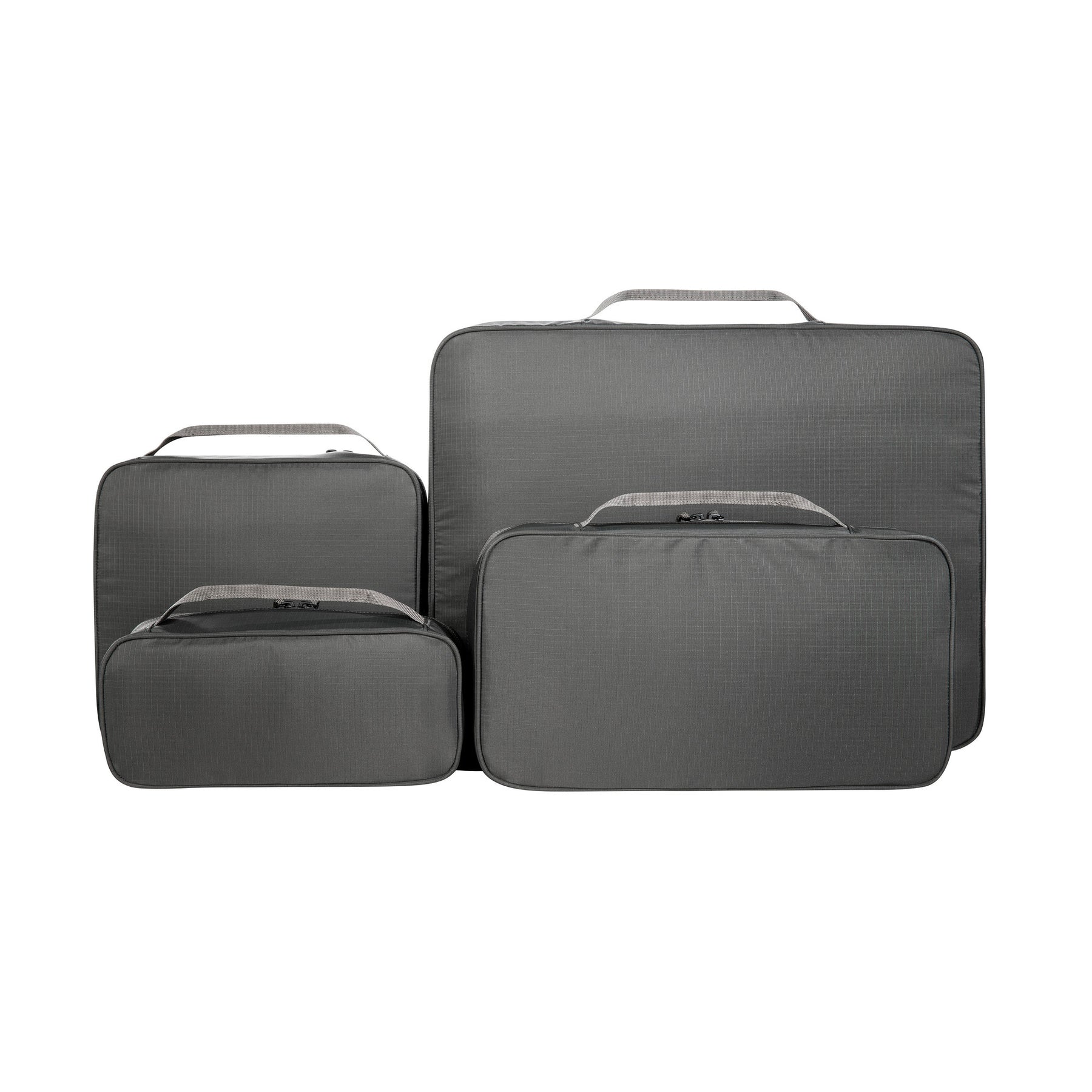 Set di pouch retinate Tasmanian Tiger Mesh Pocket Set XL, quattro cubi organizer da viaggio con coperchio in rete e cerniera per valigie e zaini, per separare e comprimere il vestiario