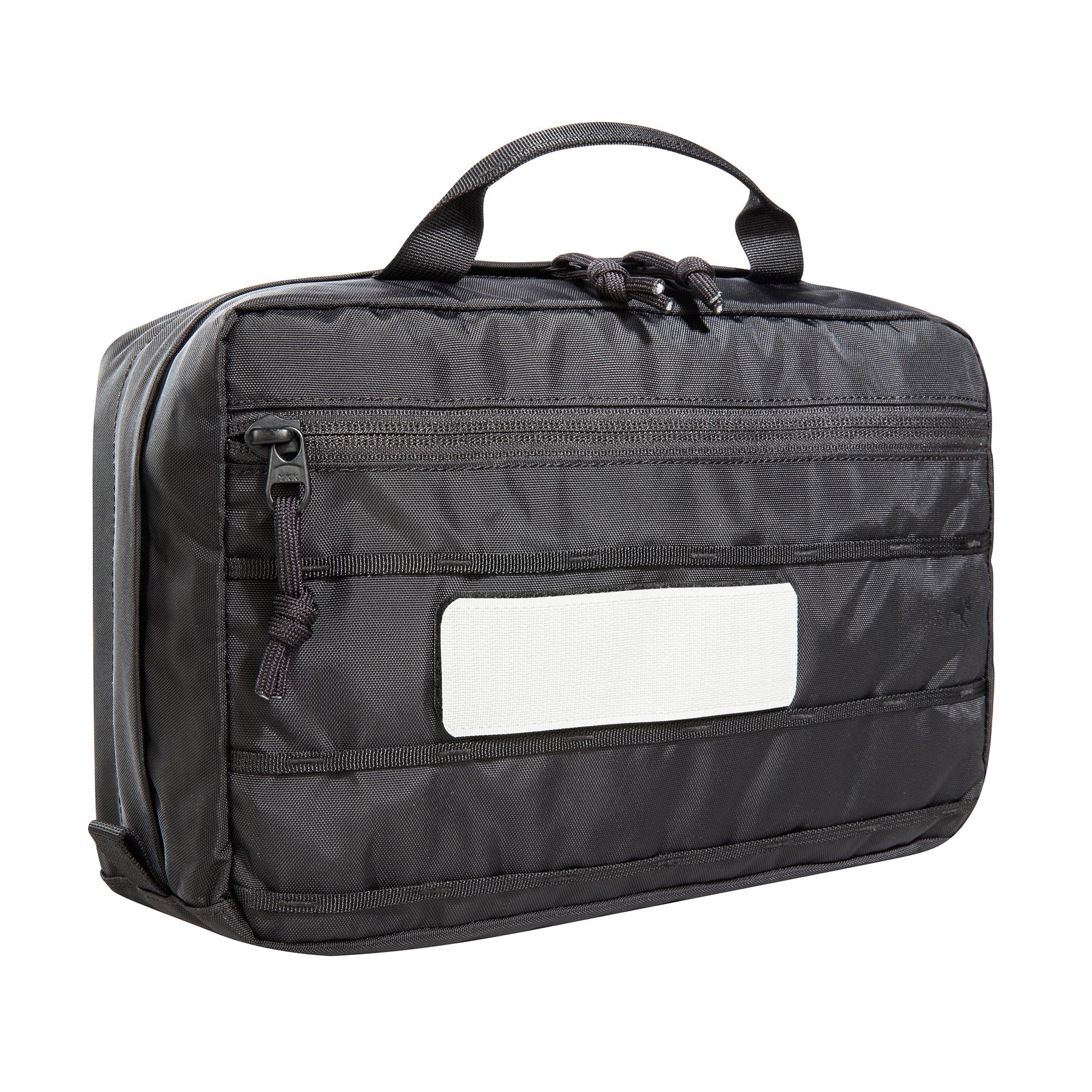 Borsa tattica TASMANIAN TIGER MULTIPURPOSE POUCH VL con maniglia superiore, con patch identificativa - ideale per organizzare attrezzatura militare, outdoor o EDC, su backpacco.it