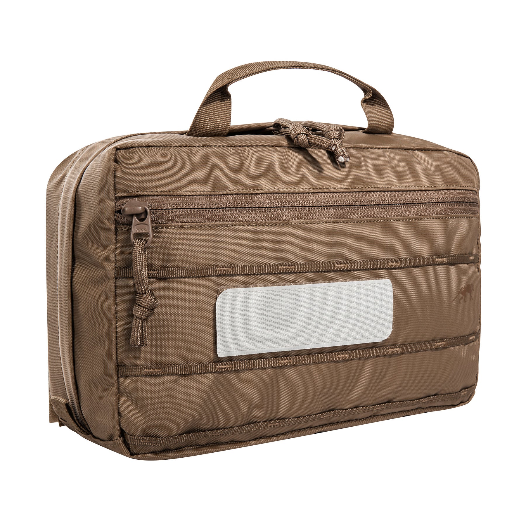 Borsa tattica TASMANIAN TIGER MULTIPURPOSE POUCH VL con maniglia superiore, con patch identificativa - ideale per organizzare attrezzatura militare, outdoor o EDC, su backpacco.it