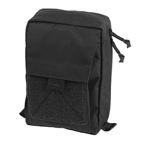 Helikon-Tex Urban Admin Pouch. Tasca organizer tattica in Cordura con pannello velcro frontale e tasca esterna espandibile. Interno a portafoglio con elastici e scomparti per fissaggio torce, multitool e blocchi appunti. Soluzione EDC modulare per organizzazione attrezzatura urbana.