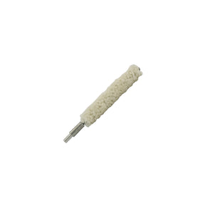 Bore Tech Chamber Mops scovolo morbido in cotone 100% per pulizia e asciugatura camera di cartuccia, attacco filettato per bacchetta manutenzione armi