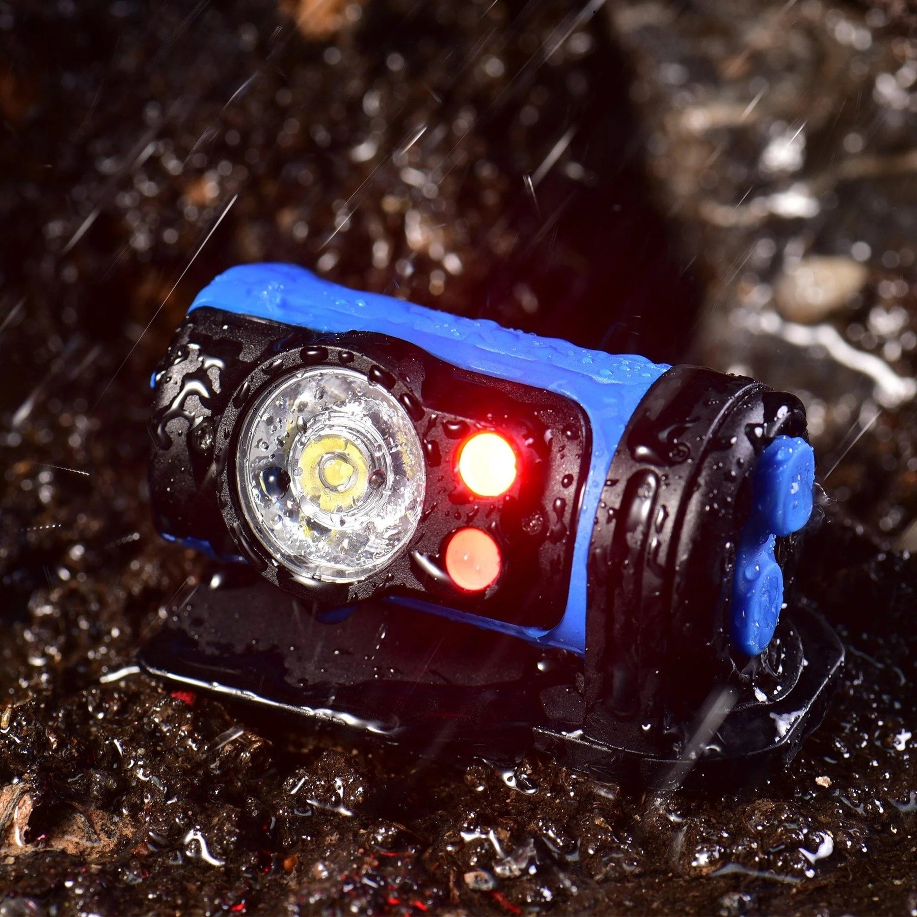 WUBEN H3 Torcia frontale da 120 lumen con fascia elastica regolabile e ottica a LED per outdoor