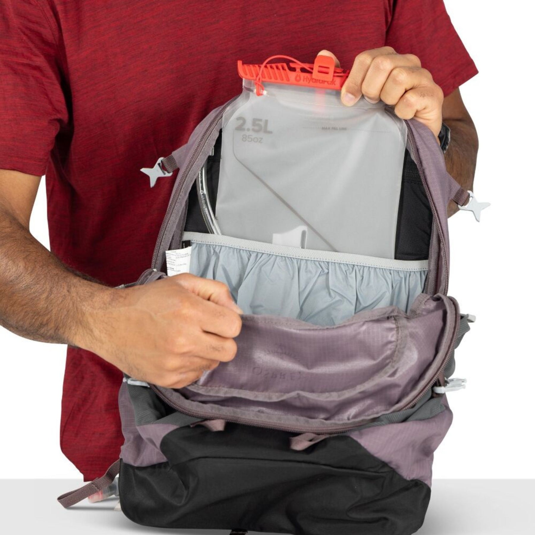 OSPREY SPORTLITE 15 Zaino da trekking da 15 litri con schienale traspirante AirScape, apertura a zip, tasche elasticizzate, scomparto idratazione e cinghie di compressione, ideale per escursioni, collezione 2026