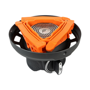 Jetboil Zip Fast Boil System, fornello a gas per campeggio e trekking, sistema di cottura personale rapido, tazza da 0.8L con coibentazione nera e stabilizzatore arancione, SU BACKPACCO.IT